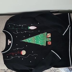 White Stag Christmas Sweater